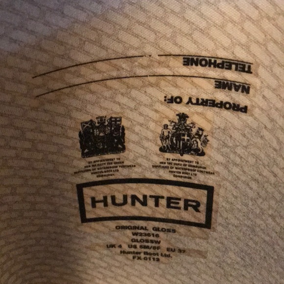 Hunter Tall Rain-boots Black - Picture 8 of 8